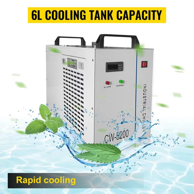 Laser Industrial Chiller - CW3000 CO2 레이저 수냉식 냉각 장치,