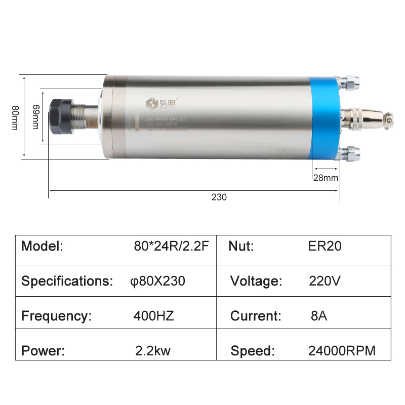 CNC 라우터 키트 2.2kW ER20 수냉식 밀링 스 - Cnc Spindle Motor 리뷰 및 가격