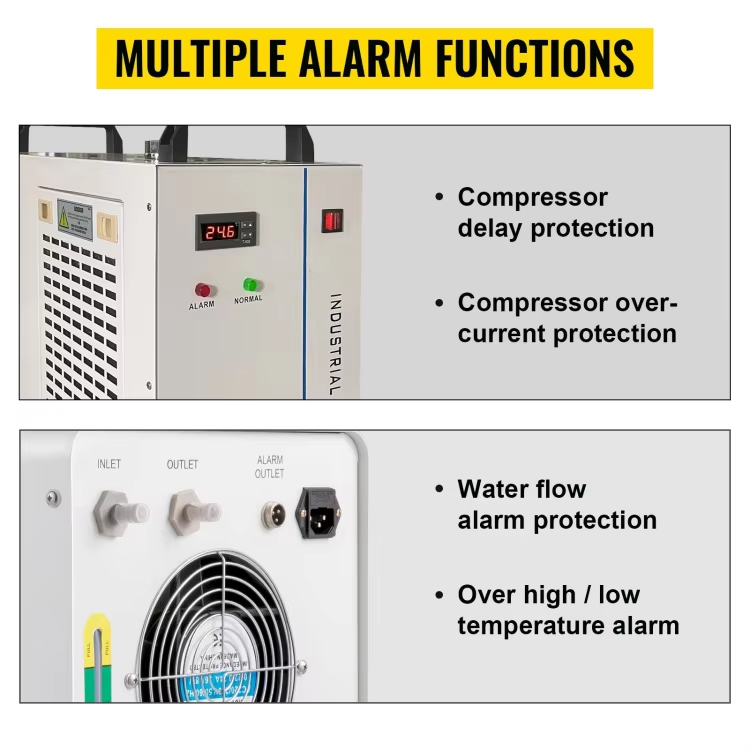 CW3000 CO2 레이저 수냉식 냉각 장치, 절단 및 - Laser Industrial Chiller 리뷰 및 가격